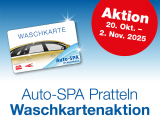 Promotion des cartes de lavage Auto-SPA du 20 octobre au 2 novembre 2025