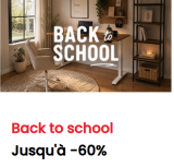 Rentrée des classes chez Conforama&nbsp;: jusqu’à 60&nbsp;% de réduction sur le mobilier de bureau à domicile