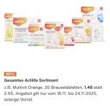 Toute la gamme MIGROS Actilife à -50%