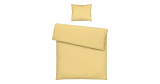 Offre Mömax : Ensemble de draps « LAURA » (160/210 cm / Jaune / Textile) à moins de 10.- (Retrait en magasin)