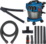 Bosch Professional Système 18 V Aspirateur eau et poussière sans fil GAS 18V-10 L (sans batterie, flexible de 1,6 m)
