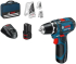 Perceuse-visseuse sans fil Bosch Professional GSR 12V-15 avec (kit d’accessoires de 39 pièces | 2 batteries 2,0 Ah, sac) sur Amazon