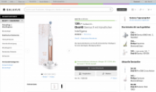 Offre journalière du 18.11.2019 chez Galaxus : La brosse à dents électrique Oral-B Genius X avec intelligence artificielle pour 139.00 CHF