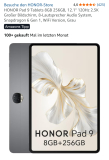 Honor Pad 9 – 8 Go de RAM – 256 Go de stockage