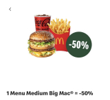 Menu Medium Big Mac® = -50