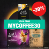 30 % de réduction sur toute la gamme chez CAFÉ ROYAL (uniquement ce weekend jusqu’au 17 août).