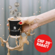 Café Royal : Un bon de réduction de 20 CHF offert à partir de 49 CHF, livraison gratuite comprise
