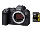 Canon Appareil Photo EOS R6 Mark II Boîtier 256 Go Lexar SD