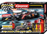Deux pistes de course Carrera à des prix imbattables : Carrera GO!!! (prix exemple) et Carrera HYBRID