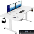 Bureau CASARIA réglable en hauteur, blanc (160 x 75 x 73 cm) chez DeubaXXL