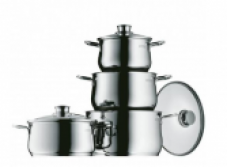 Un pack de 4 pièces de casseroles WMF chez microspot.ch