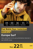Forfait Mobile Europe Surf