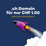 Domain .ch à CHF 1.00 la première année | HostBott