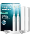 Lot de 2 brosses à dents électriques soniques Philips Sonicare Series 3100 avec étui de voyage (HX4072/41)