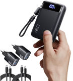 INIU Powerbank Ultra Petit (20000 mAh, 22.5 W) + INIU 30 W USB-C Chargeur rapide 2pcs sur Amazon