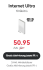 Abonnement Internet Ultra avec des vitesses de téléchargement et d’envoi allant jusqu’à 10 Gbit/s sur le réseau Swisscom + activation gratuite