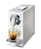 Machine à capsules automatique Delizio Una + Coffret découverte de capsules de café offert