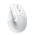 Souris verticale Logitech Lift for Mac, Bluetooth, blanc cassé