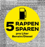 Economisez 5 centimes par litre de carburant dans les stations-service Coop Pronto, valable jusqu’au 30.6.