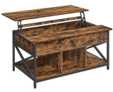 Table basse bien notée SONGMICS RUSTIK (60×100×62 cm) avec livraison chez Conforama
