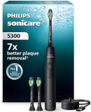 Philips Sonicare 5300 brosse à dents électrique avec 3 têtes de brosse W2 Optimal White, 1 chargeur chez Amazon