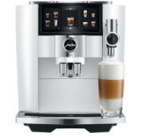 Machine à café automatique JURA J8 Twin Diamond en couleur blanche chez nettoshop