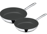 Ensemble de poêles WMF Devil, 2 pièces (Ø 24 et 28 cm) sur Amazon