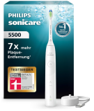 Brosse à dents électrique sonique Philips Sonicare 5500 (HX7110/01) avec chargeur, disponible sur Amazon, Digitec et Galaxus.