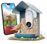 Pour 24 heures : Maison intelligente pour oiseaux avec caméra AI Birdbuddy Pro Solar