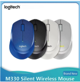 «Logitech M330 SILENT PLUS» / Souris sans fil 2,4 GHz avec récepteur USB Nano 1000 DPI