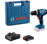 Perceuse-visseuse à percussion sans fil Bosch GSB 18V-25LI Professional incl. 1 batterie 18 V 2,0 Ah, 1× chargeur en promotion chez Jumbo