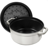 Cocotte en fonte Staub 26 cm / 5,25 L en promotion chez Livique