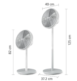 Ventilateur sur pied Philips série 2000 (CX2550/00) à un prix imbattable sur Amazon