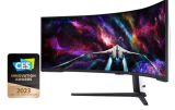 Samsung LS57CG952 (57″ Dual UHD, 240Hz, Mini-LED, 1000 Nits, Hub USB) + moniteur Slim Fit Cam