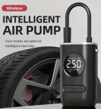 Mini-pompe à air avec USB-C (pour voitures, vélos, max. 10 bars, lampe de poche intégrée) de retour en promotion sur AliExpress