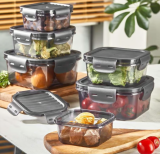 Ensemble de boîtes de rangement HERMIA (6 pièces, 100 % plastique) avec livraison chez DeinDeal