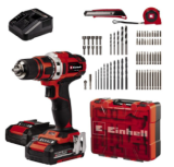 Ensemble perceuse-visseuse sans fil Einhell TE-CD 18/40 Li +69 (2×2.0 Ah) de nouveau au meilleur prix chez Jumbo