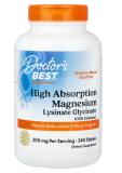 Doctor’s Best, Haute Absorption Magnésium, 240 Comprimés (100 mg par comprimé)