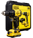 Stanley Perceuse-visseuse sans fil FMCD710D2 (2× batterie, 1× chargeur rapide, 1× mallette) chez Jumbo