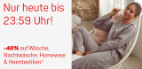 Ackermann 40% sur la lingerie, les vêtements de nuit, les homewears et le linge de maison, seulement aujourd’hui, par ex. couette en fibres synthétiques billerbeck 160×210 cm