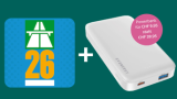 Vignette autoroutière 2026 + Batterie externe EVENERGY 10000 mAh chez PostShop