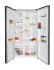 Réfrigérateur « side-by-side » Kibernetik Foodcenter FC436 d’une capacité utile de 442 l, disponible chez nettoshop et Hornbach