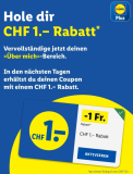 Bon de réduction de 1 CHF chez Lidl Plus pour avoir complété la section “À propos de moi”