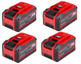 4× Einhell Batterie Power X-Change 18V 4–6 Ah Multi-Ah PXC Plus en promotion chez Jumbo