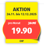 Aldi : Roaming illimité, tout illimité en CH ; illimité dans l’UE, aux USA et au Canada (40 Go ensuite en débit réduit) pour 19,90 CHF