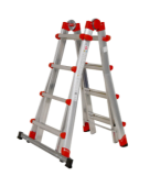 Hailo échelle télescopique 4×4 échelons d’une hauteur de 4,7 m en promotion chez Jumbo