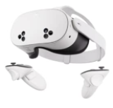Casque Meta VR avec deux contrôleurs tactiles Quest 3S 128/256 GB chez MediaMarkt à un prix imbattable