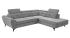Canapé d’angle SKAGAF avec appuie-têtes réglables, fonction couchage et compartiment de rangement chez Conforama, livraison incluse