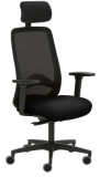 Chaise de bureau Mayer Avita en noir chez Office World avec livraison incluse
