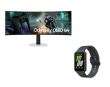 Écran Samsung Odyssey OLED G9 G91SD (49″, DQHD, 144 Hz, 250 Nits) + Montre connectée Galaxy Fit3